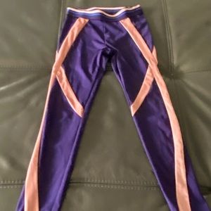 Zara leggings colours pink blue